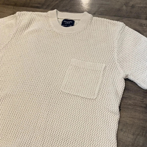 Abercrombie & Fitch Knit Pocket Sweater Medium - Picture 3 of 3